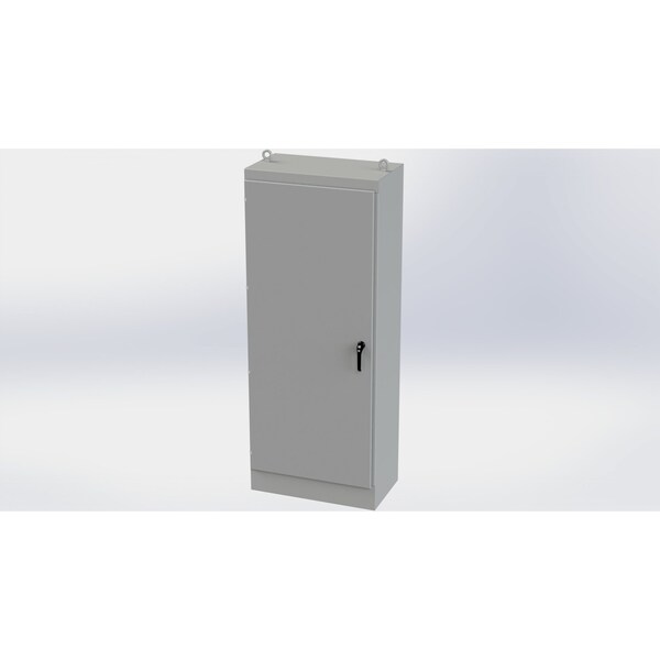 3 Point Latch with Padlock/Keylock Handle Electrical Enclosures, 90 in H, 20 in D, 36 in W